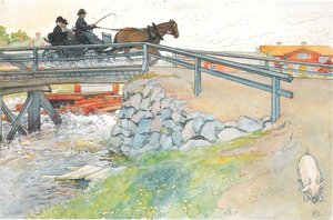 The Bridge by Carl Larsson